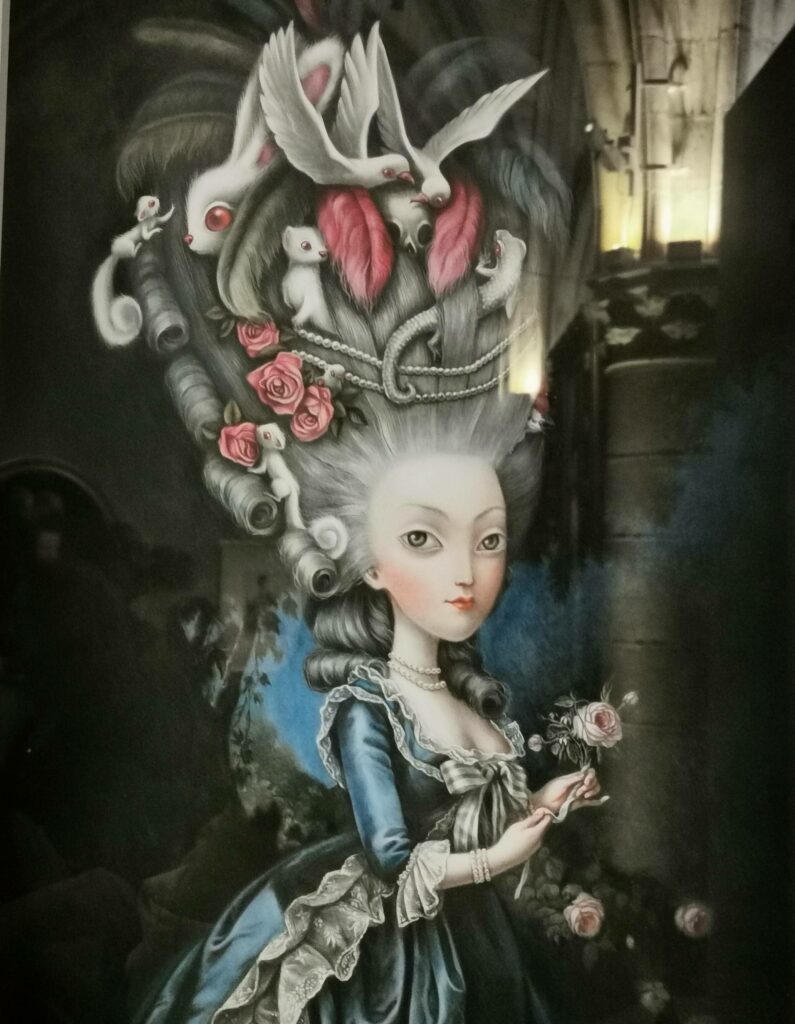 Illustration, exposition "Marie-Antoinette, métamorphose d'une image" à la Conciergerie