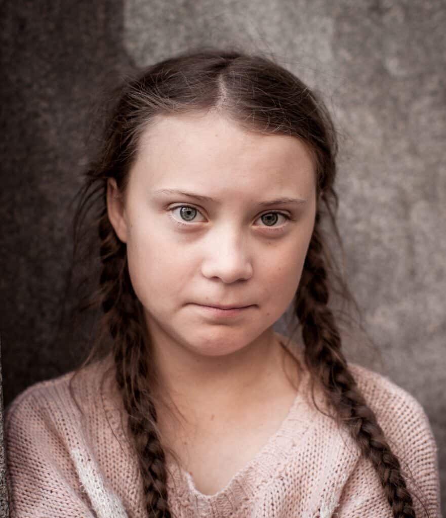 Portrait de Greta Thunberg