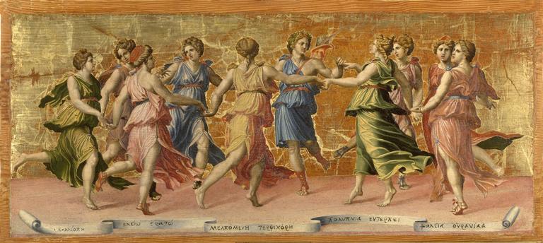 Apollon et les neuf muses