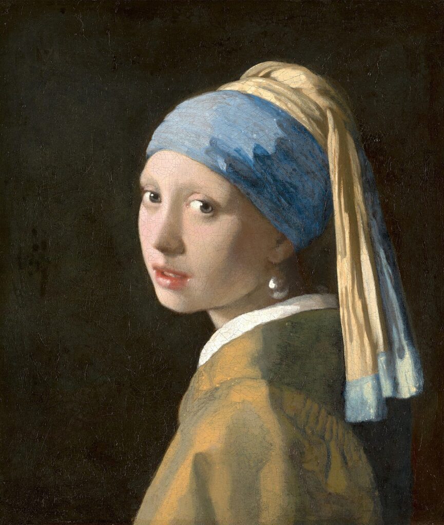  La Jeune Fille à la perle de Johannes Vermeer 