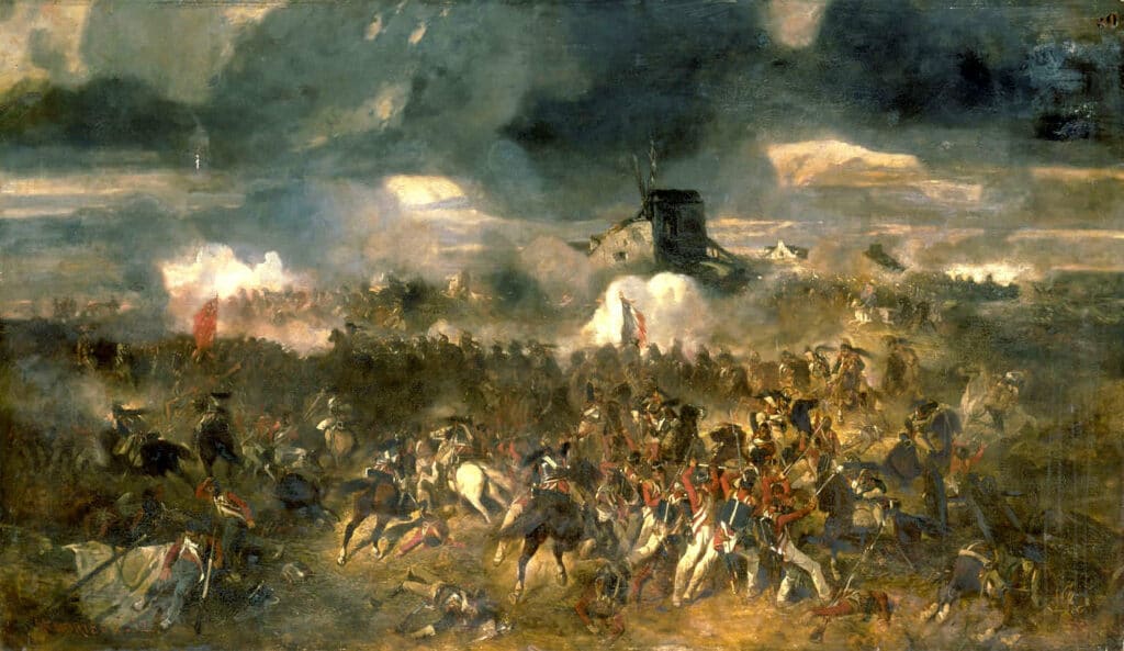 La bataille de Waterloo. 18 juin 1815. Clément-Auguste Andrieux, 1852