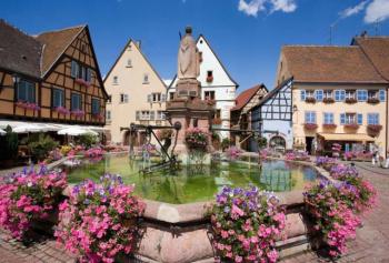 Un des lieux de contes : Eguisheim