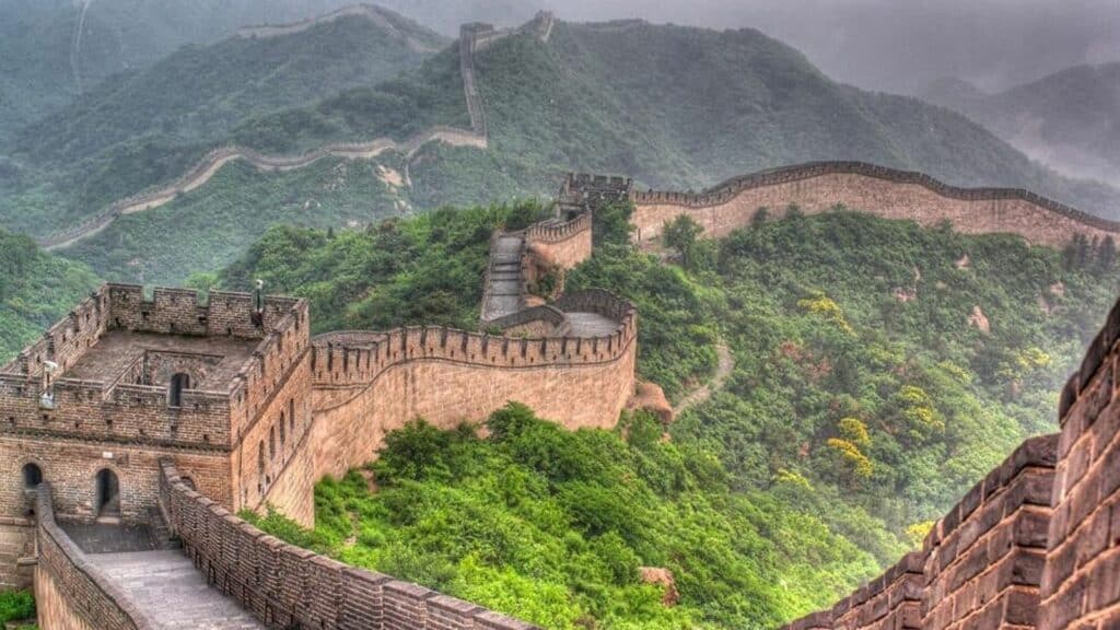 Un des lieux de contes : La grande Muraille de Chine 
