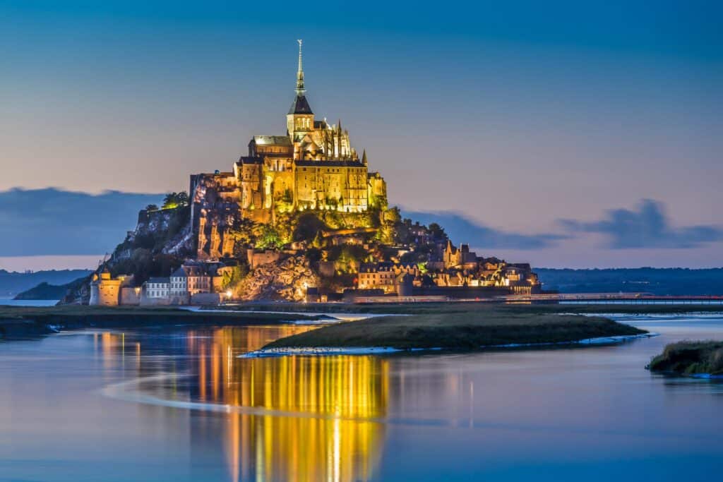 Un des lieux de contes : le Mont Saint-Michel