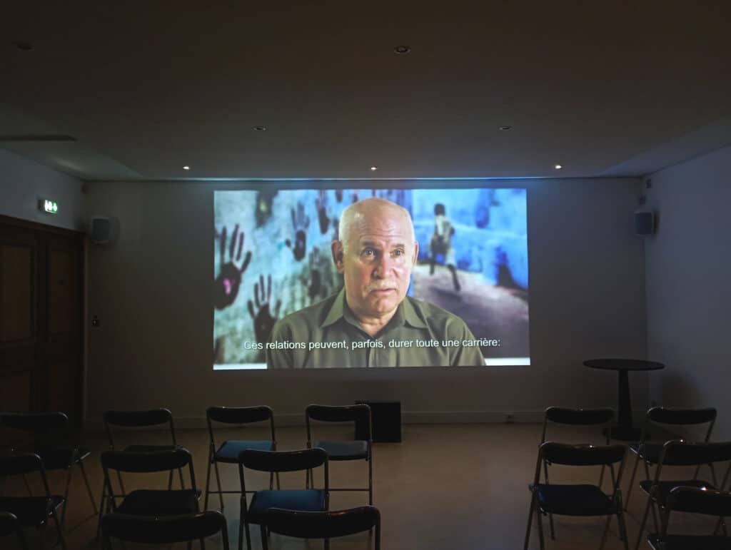 Projection vidéo au Musée Maillol, Paris, 2021 © Marie-Florine D.