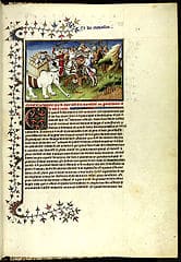 Extrait du livre Devisement du monde de Marco Polo, écrit en 1298
