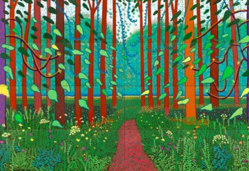 The Arrival of Spring in Woldgate, East Yorkshire in 2011 (©Copyright David Hockney)