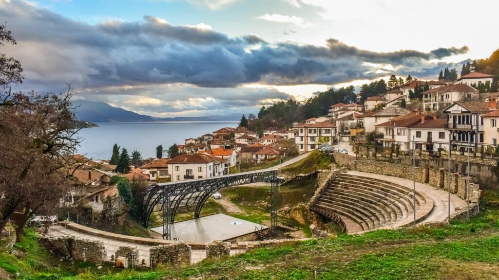 Amphithéâtre d’Ohrid, nord de la Macédoine (©dimitrisvetsikas1969)