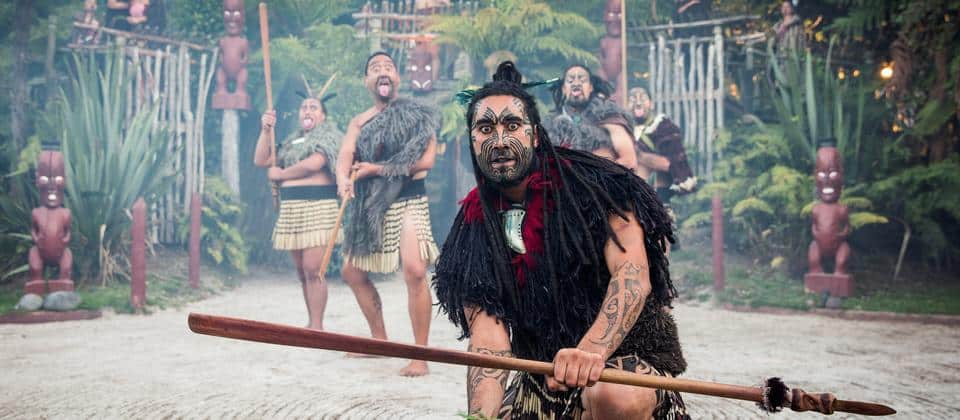 Représentation des guerriers maories