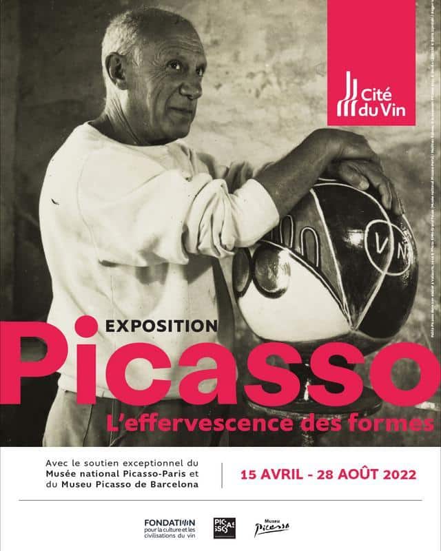 Affiche de l'exposition : Picasso, l'effervescence des formes