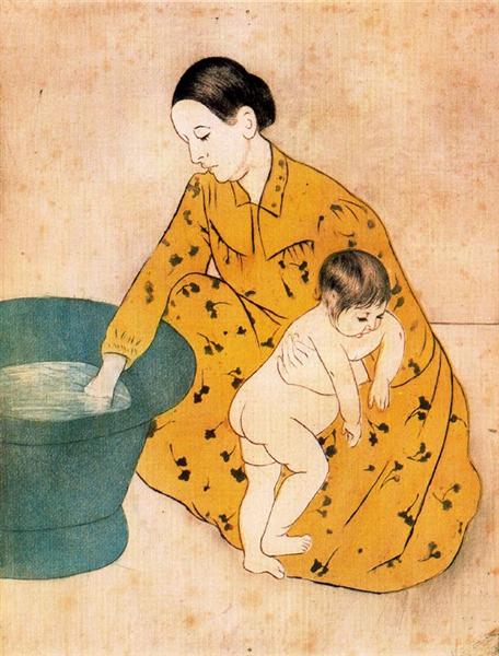 Le Bain de l’enfant, 1893, Mary Cassat