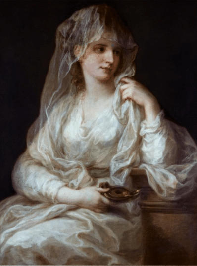 Portrait de femme en vestale, 1737,  Angelica Kauffmann  
