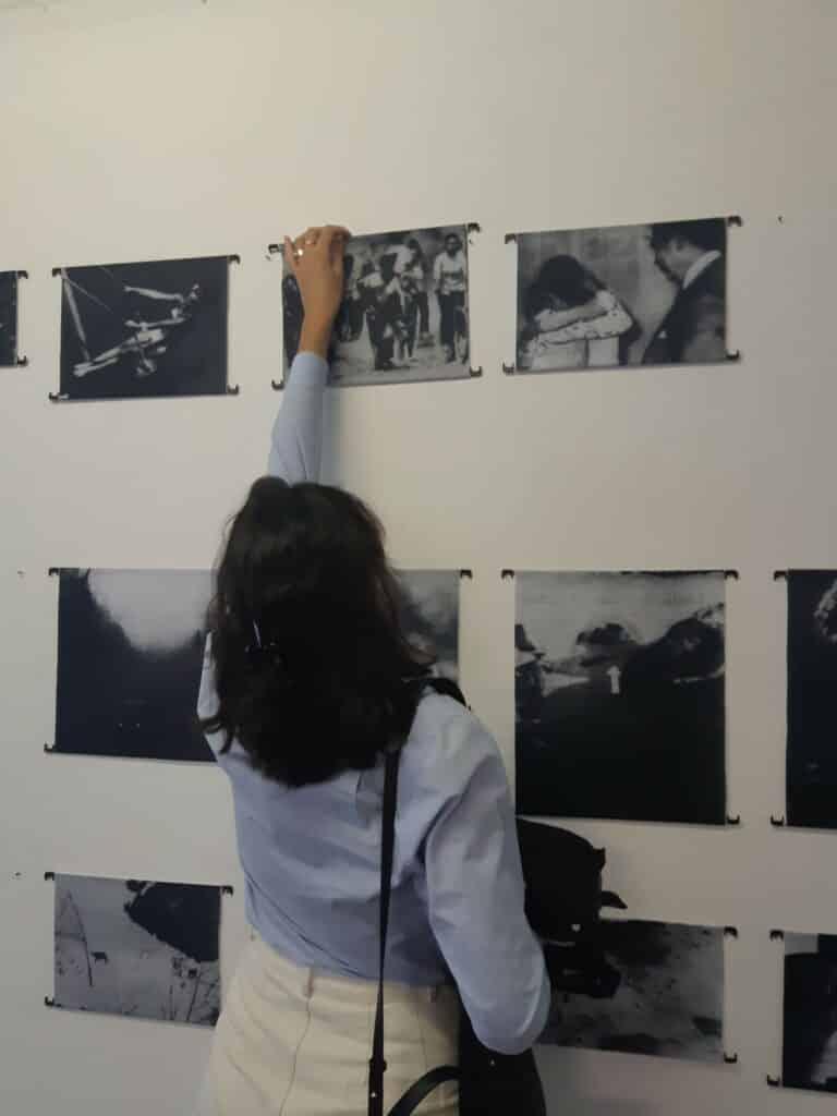 Installation Images d’histoires de Lucie Planty, Circades au 6b 2022, crédit Marie Duris