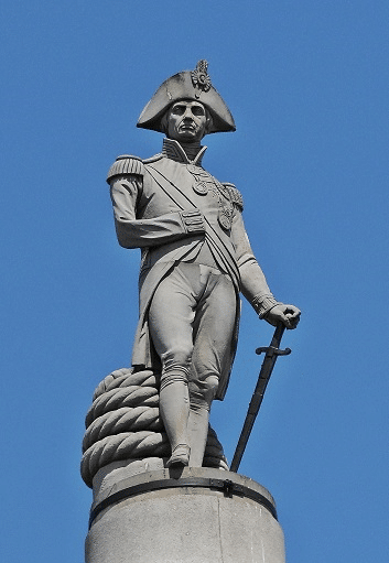 Colonne Nelson à Trafalgar Square, Londres