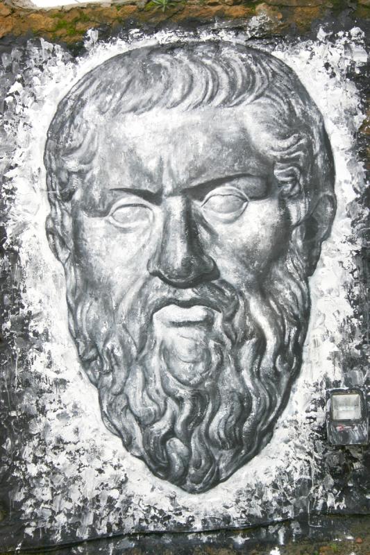 Platon, portrait peint / thierry ehrmann / Flickr