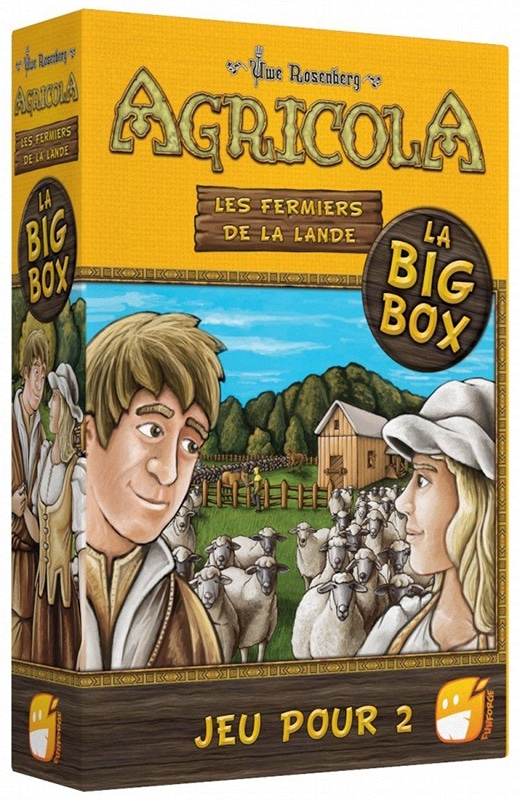 Agricola Big Box – Les Fermiers de la Lande, par Uwe Rosenberg.
Illustré par Klemens Franz.