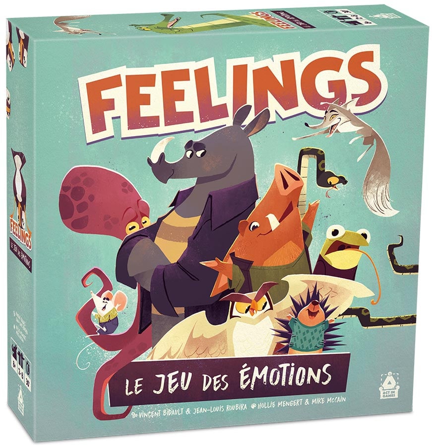 Feelings – Le jeu des émotions, par Vincent Bidault et Jean-Louis Roubira.