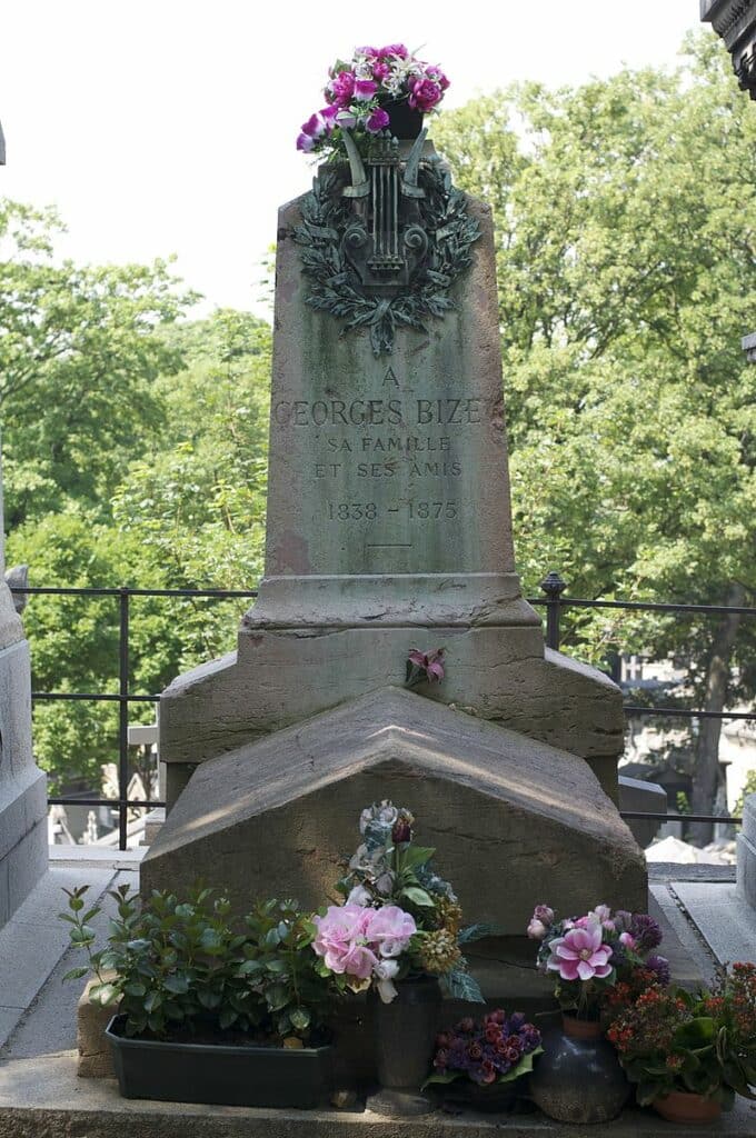 Monument funéraire de Bizet, Cimetière du Père-Lachaise