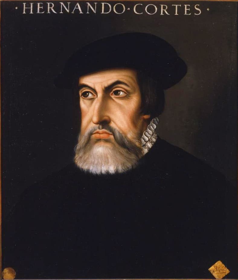 Portrait de Hernan Cortés