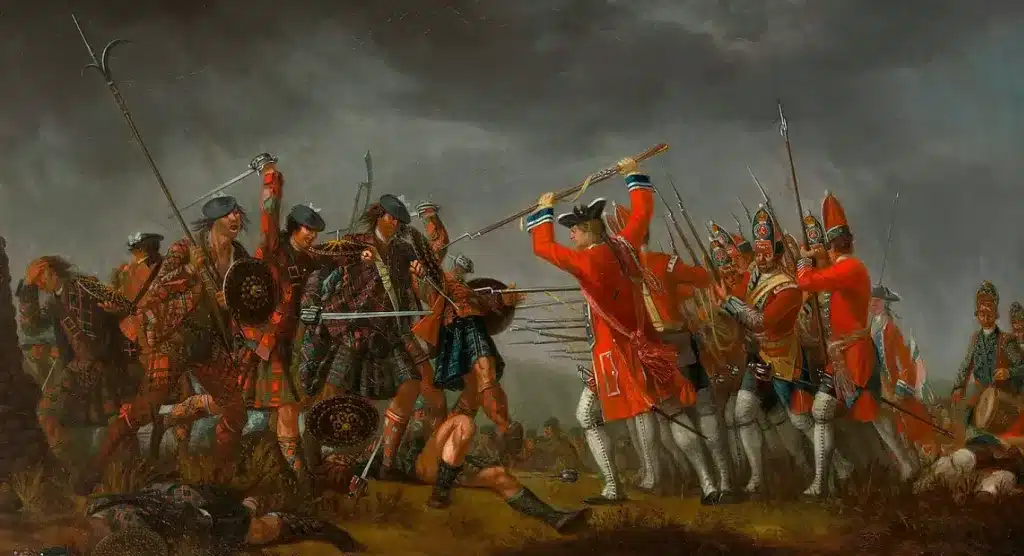La bataille de Culloden par David Morier – Royal Collection Trust
