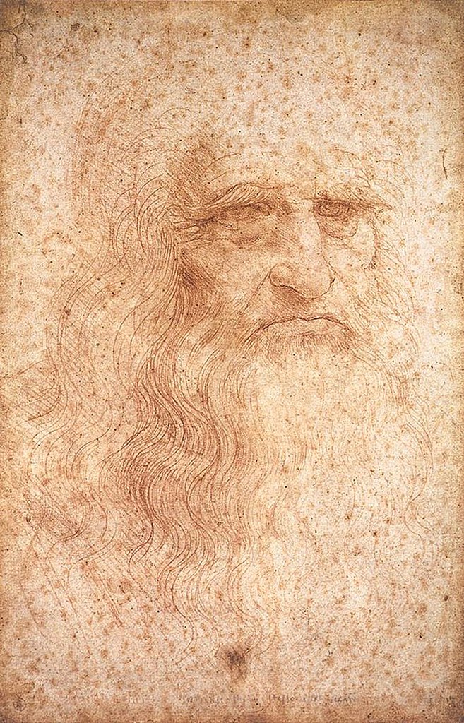 Autoportrait de Léonard de Vinci  (Wikimedia commons)