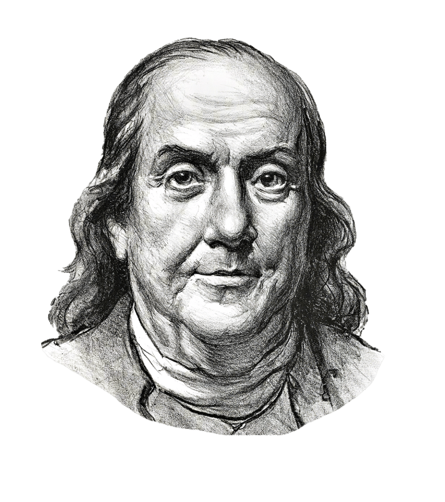 Portrait de Benjamin Franklin