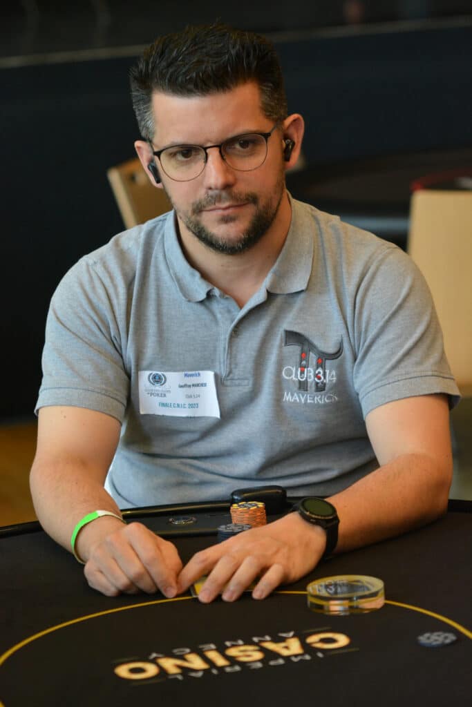 Geoffroy "Maverick" Marcheix, joueur de poker associatif et ancien candidat de la téléréalité "La Maison du Bluff"