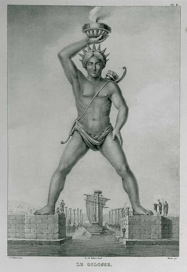 Description des Monuments de Rhodes, dédiée à sa majesté le Roi des Pays-Bas, Mme VA Colinez, Bruxelles, 1830 — Wikimedia Commons — Oeuvre du domaine public
