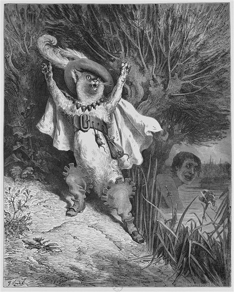 Le Chat botté par Gustave Doré / © Image libre de droits, commons.wikimedia.org