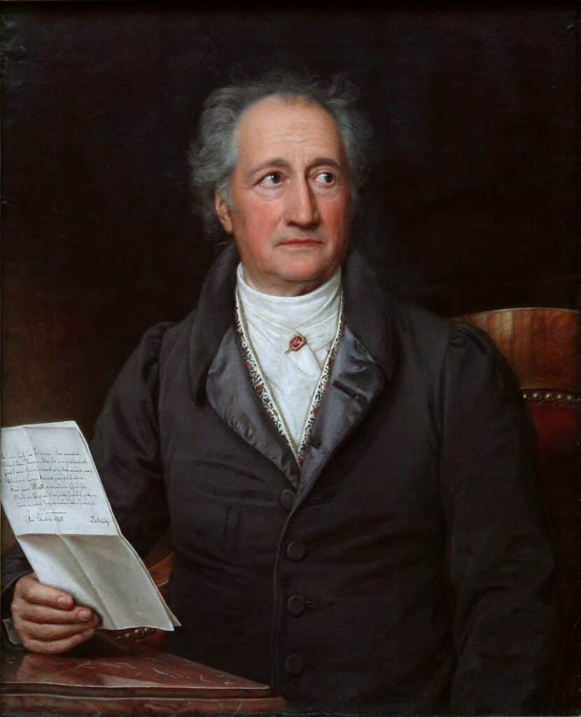 Portrait de Johann Wolfgang von Goethe