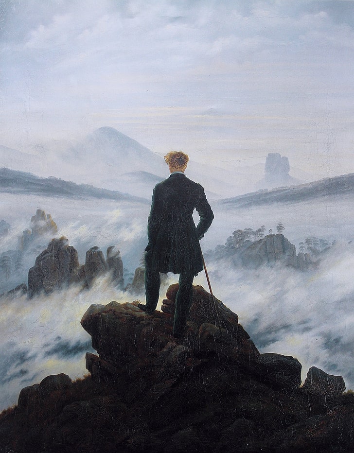 Le Voyageur contemplant une mer de nuages de Caspar David Friedrich, PickPic.com