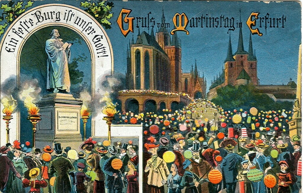 Contes allemands : illustration du défilé de Saint Martin