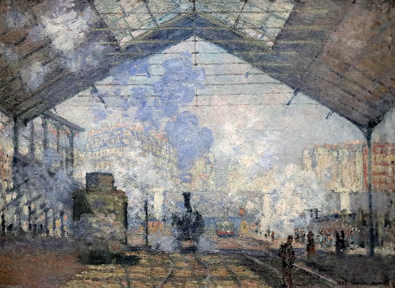 Gare Saint-Lazare de Claude Monet / © Jean-Louis Mazieres, certains droits réservés, www.flickr.com