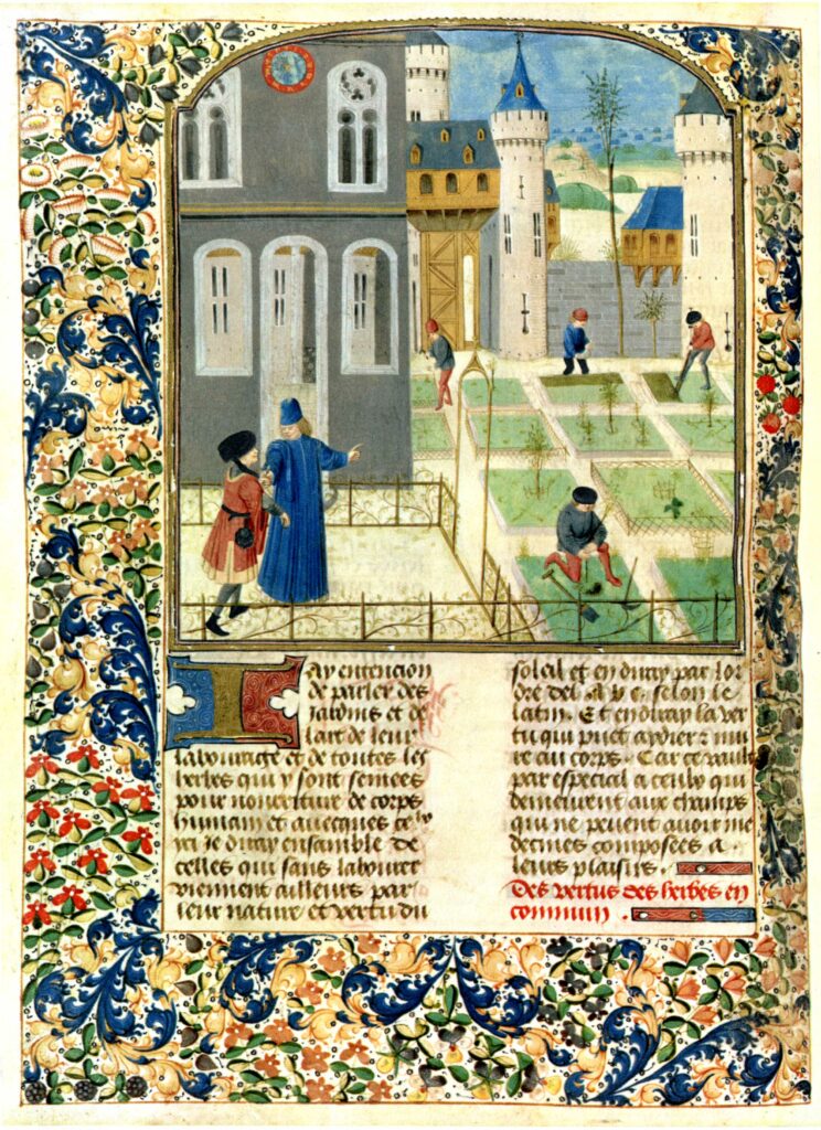 Pier de Crescenzi, Maître de Marguerite d’York, Profits champêtres, 1470, New-York