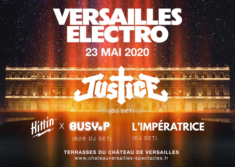 Affiche du festival Versailles Electro de 2020
