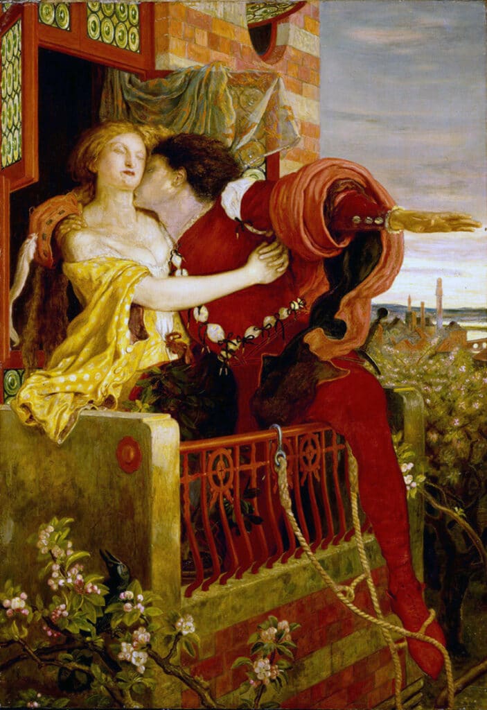 Roméo et Juliette, Ford Maddox Brown, 1870 © DR