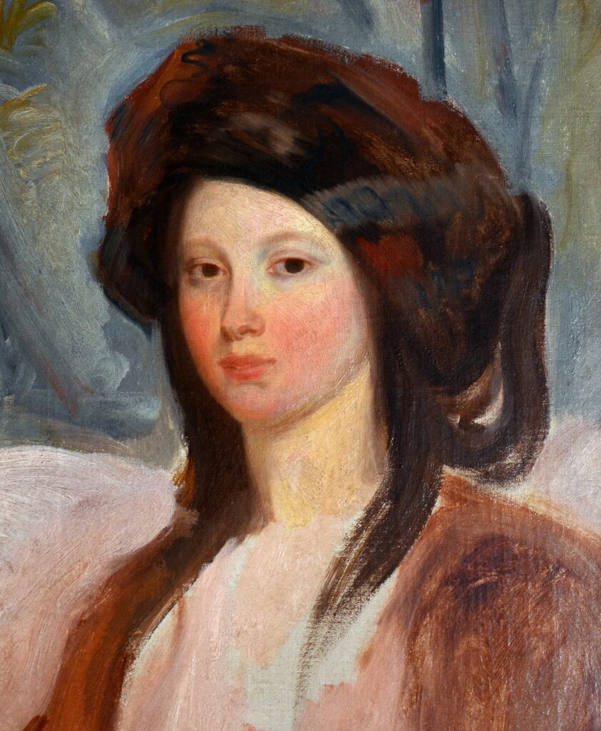 Juliette Drouet vers 1827. Portrait peint par Charles-Émile Callande de Champmartin. © DR