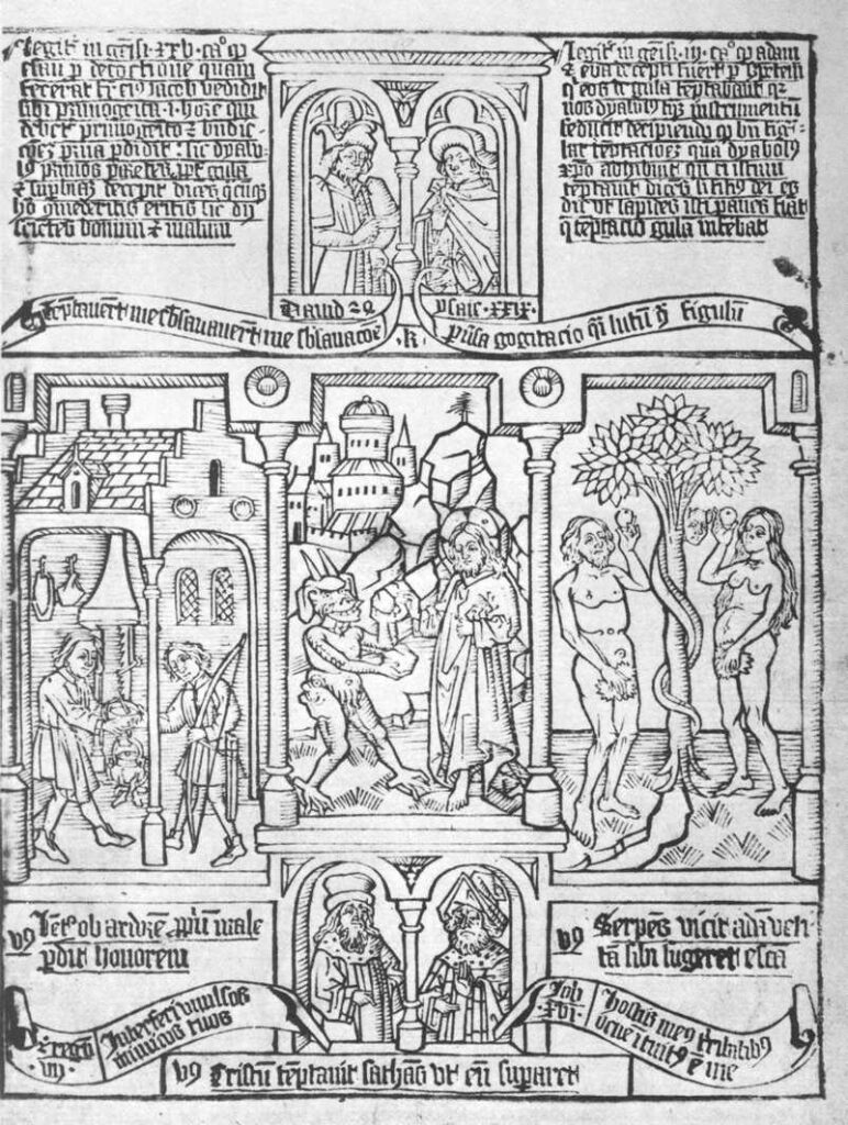 Biblia pauperum, la Bible des pauvres, © DR, auteur inconnu, période 1470