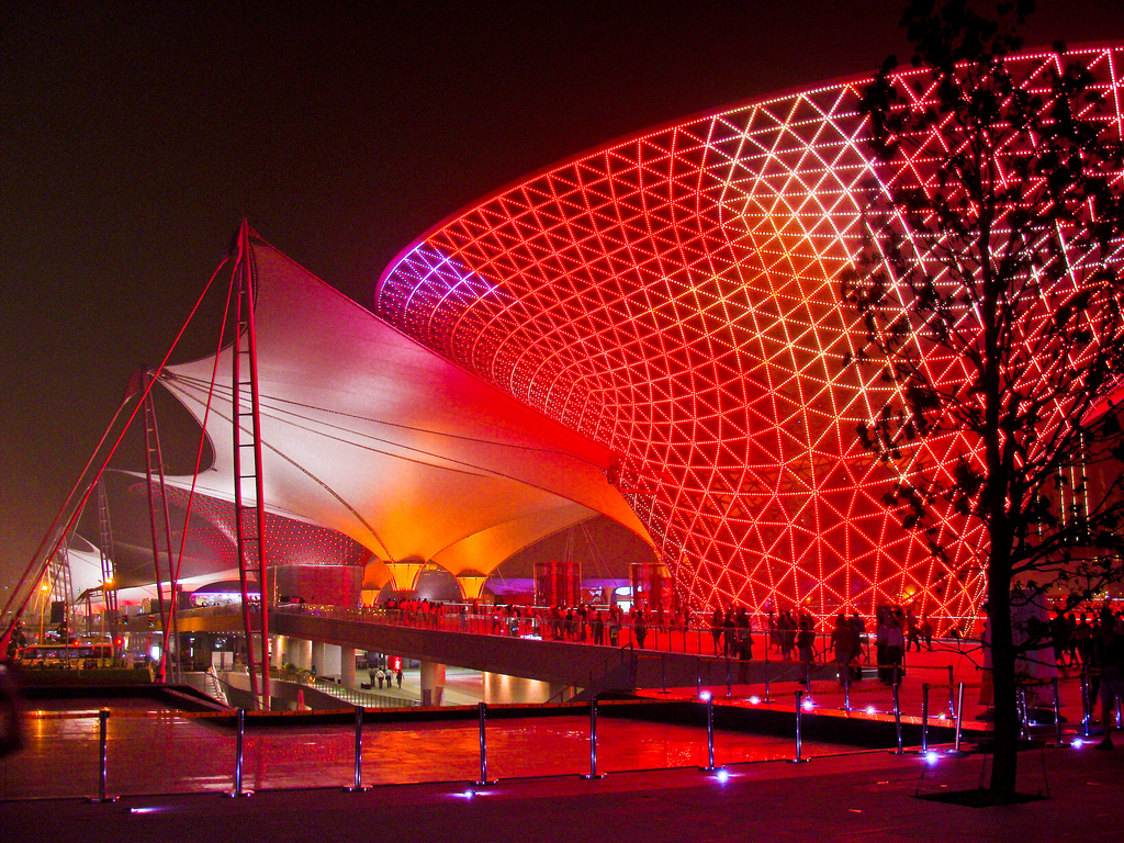 Expo Axis symbole de l'exposition universelle de Shanghai en 2010