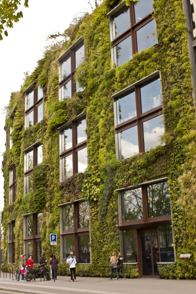 Le musée du quai Branly, visage des arts primitifs - mur végétal