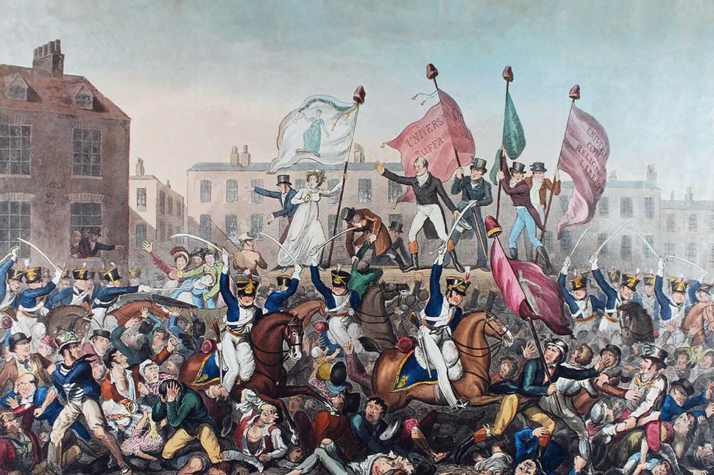 16 août 1819 : Massacre de Peterloo, à Manchester, en Angleterre