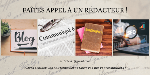 Rédaction de contenus